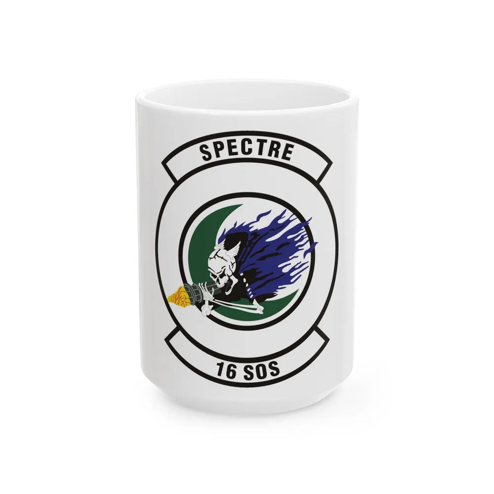 16th Special Operations Squadron (U.S. Air Force) White Coffee Mug-15oz-Go Mug Yourself