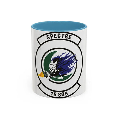 16th Special Operations Squadron (U.S. Air Force) Accent Coffee Mug 11oz Light Blue - Go Mug Yourself