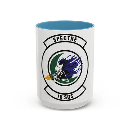 16th Special Operations Squadron (U.S. Air Force) Accent Coffee Mug 15oz Light Blue - Go Mug Yourself