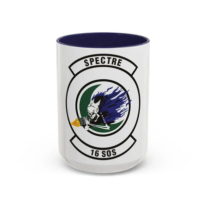 16th Special Operations Squadron (U.S. Air Force) Accent Coffee Mug 15oz Navy - Go Mug Yourself