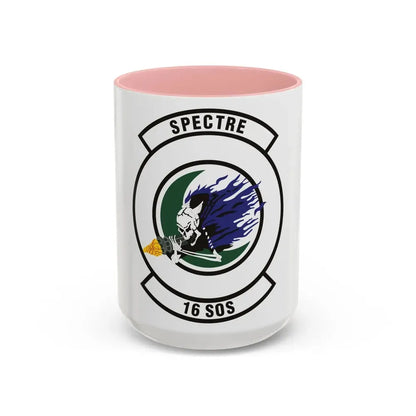 16th Special Operations Squadron (U.S. Air Force) Accent Coffee Mug 15oz Pink - Go Mug Yourself
