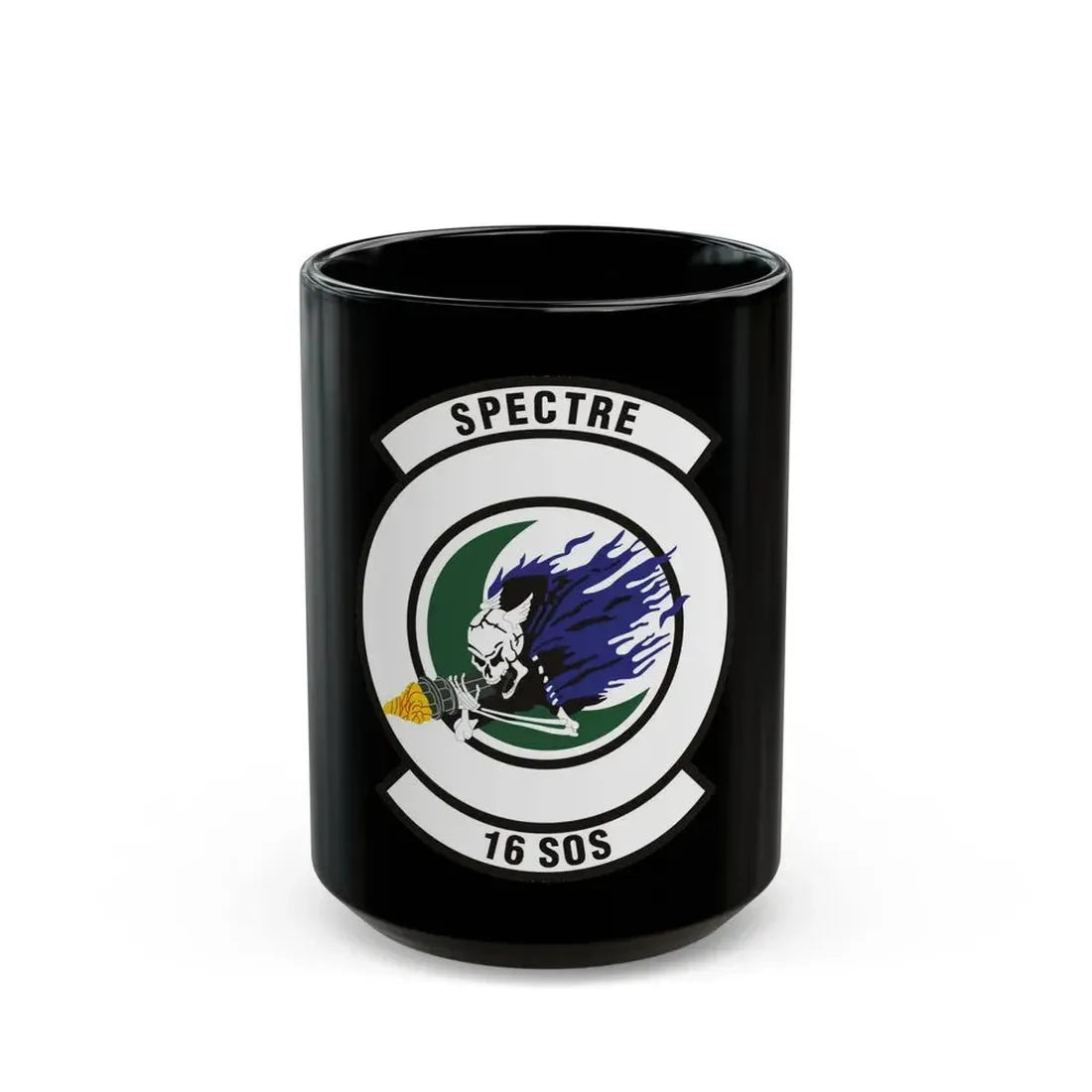 16th Special Operations Squadron (U.S. Air Force) Black Coffee Mug 15oz - Go Mug Yourself