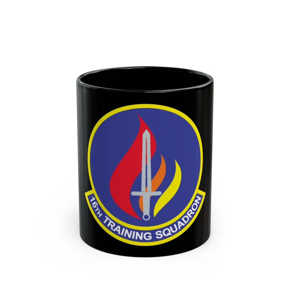 16th Training Squadron (U.S. Air Force) Black Coffee Mug-11oz-Go Mug Yourself