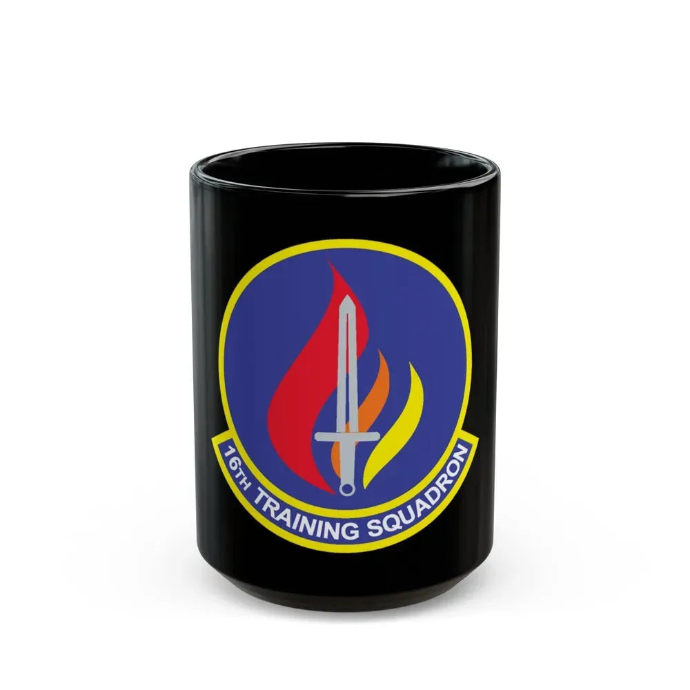 16th Training Squadron (U.S. Air Force) Black Coffee Mug 15oz - Go Mug Yourself