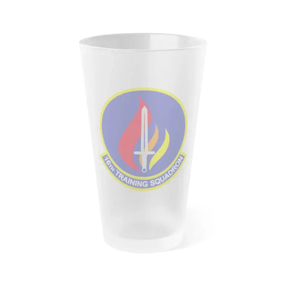 16th Training Squadron (U.S. Air Force) Frosted Pint Glass 16oz Default Title - Go Mug Yourself