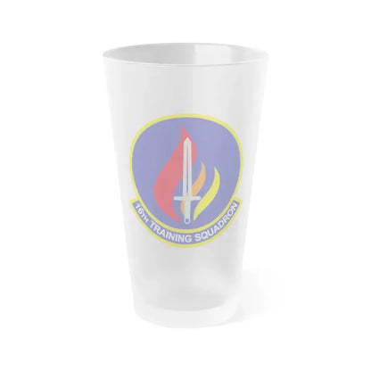 16th Training Squadron (U.S. Air Force) Frosted Pint Glass 16oz Default Title - Go Mug Yourself