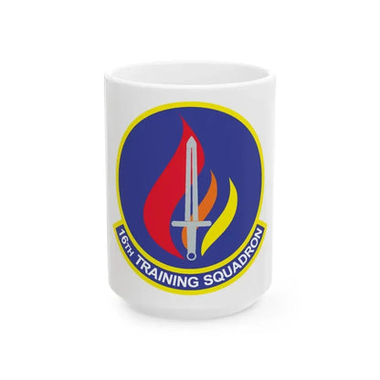 16th Training Squadron (U.S. Air Force) White Coffee Mug 15oz - Go Mug Yourself