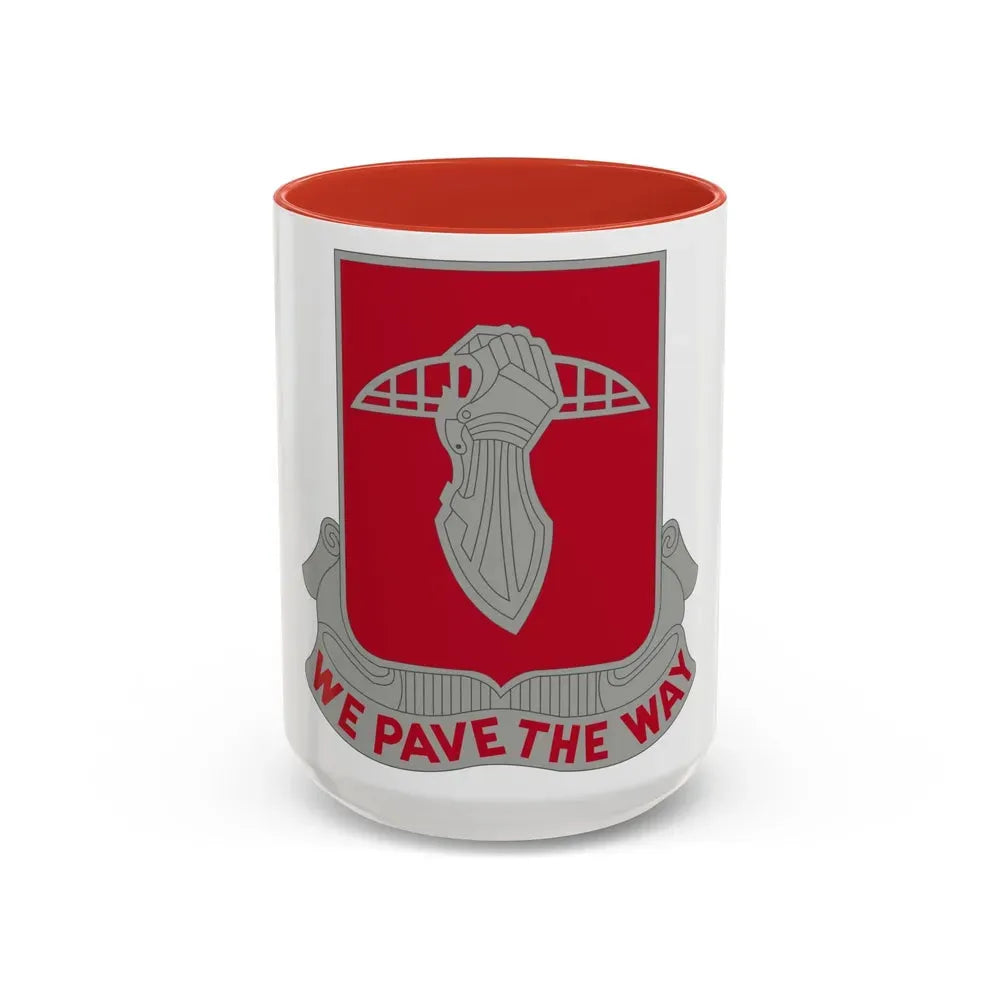 17 Engineer Battalion (U.S. Army) Accent Coffee Mug 11oz Light Blue - Go Mug Yourself