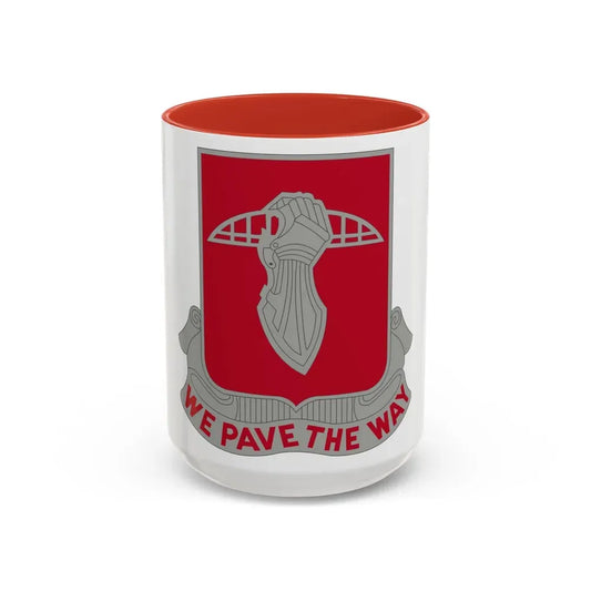 17 Engineer Battalion (U.S. Army) Accent Coffee Mug 11oz Light Blue - Go Mug Yourself