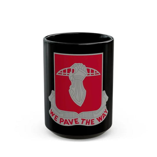 17 Engineer Battalion (U.S. Army) Black Coffee Mug 15oz - Go Mug Yourself
