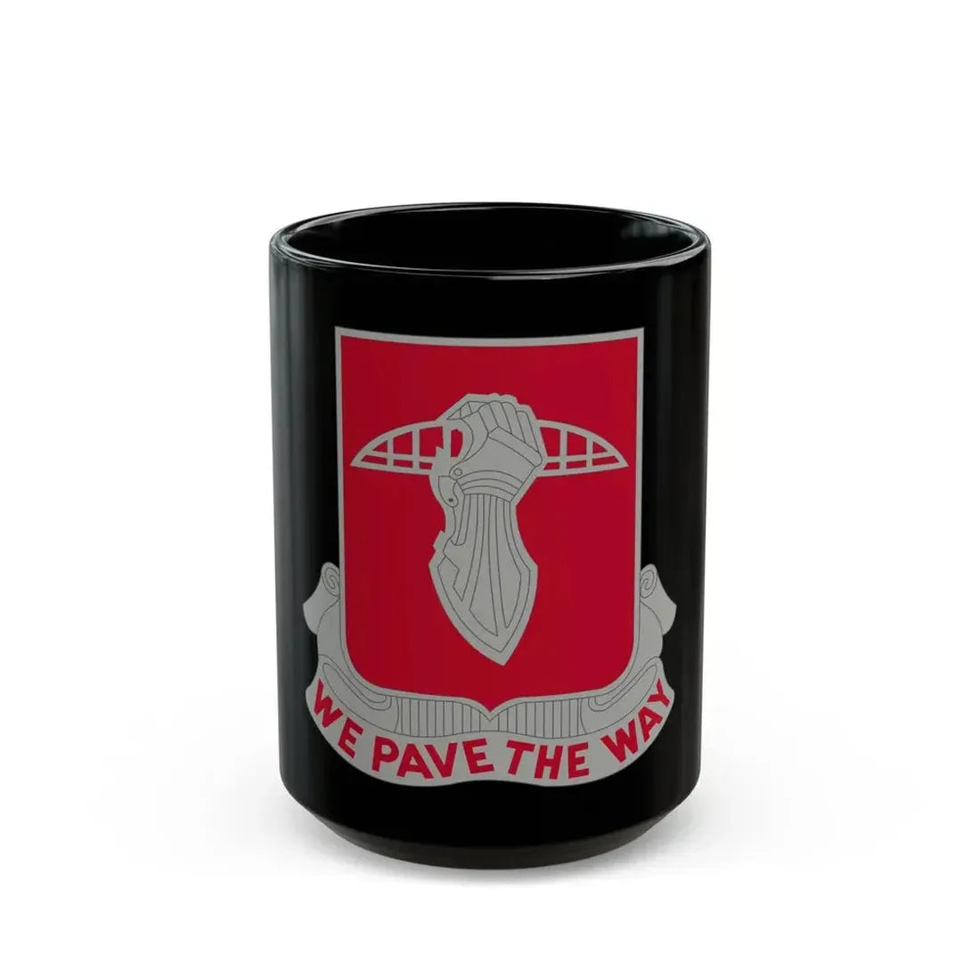 17 Engineer Battalion (U.S. Army) Black Coffee Mug 15oz - Go Mug Yourself