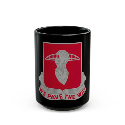 17 Engineer Battalion (U.S. Army) Black Coffee Mug 15oz - Go Mug Yourself