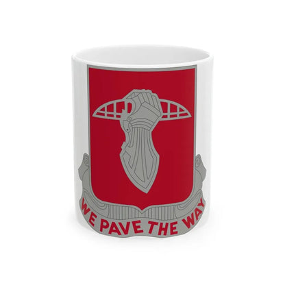 17 Engineer Battalion (U.S. Army) White Coffee Mug 11oz - Go Mug Yourself