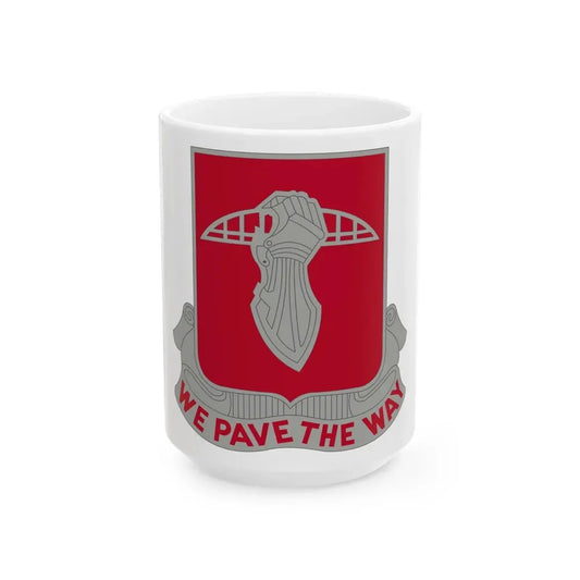 17 Engineer Battalion (U.S. Army) White Coffee Mug 15oz - Go Mug Yourself