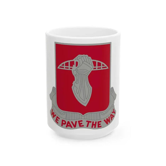 17 Engineer Battalion (U.S. Army) White Coffee Mug 15oz - Go Mug Yourself