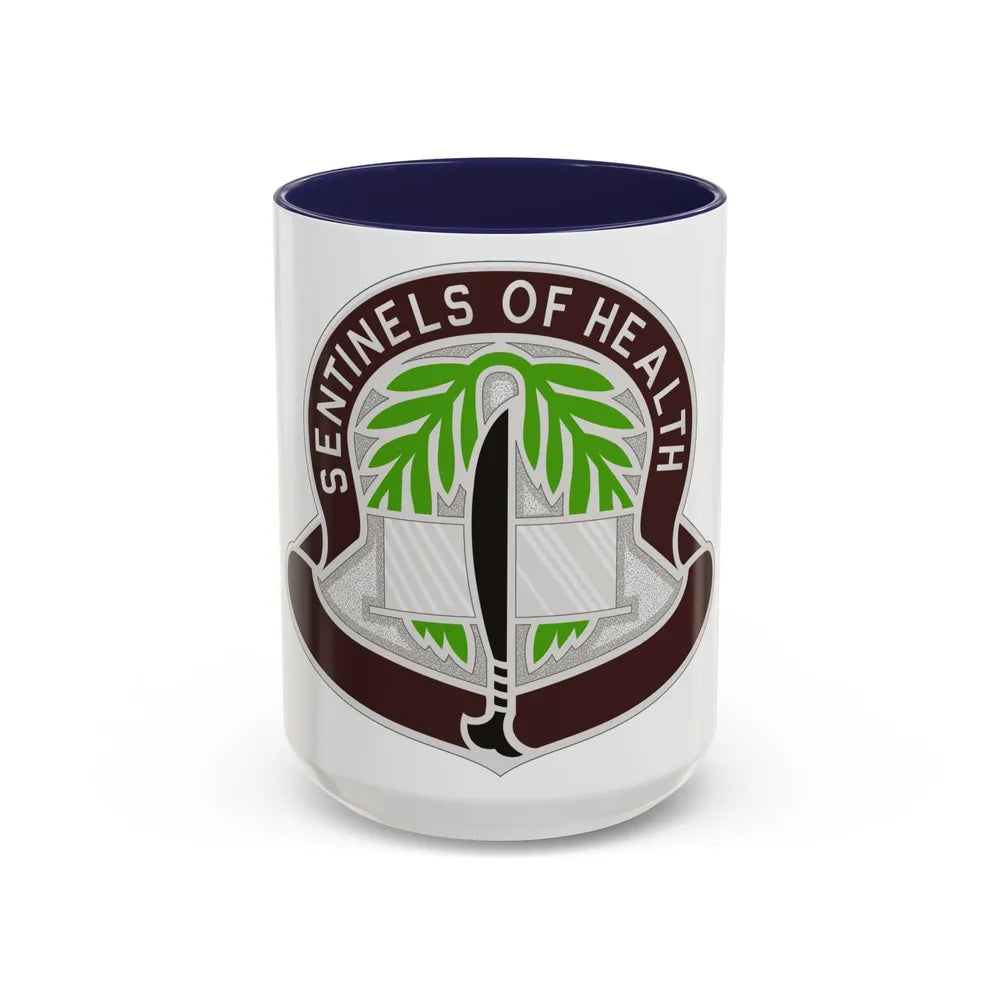 17 Field Hospital (U.S. Army) Accent Coffee Mug-15oz-Navy-Go Mug Yourself