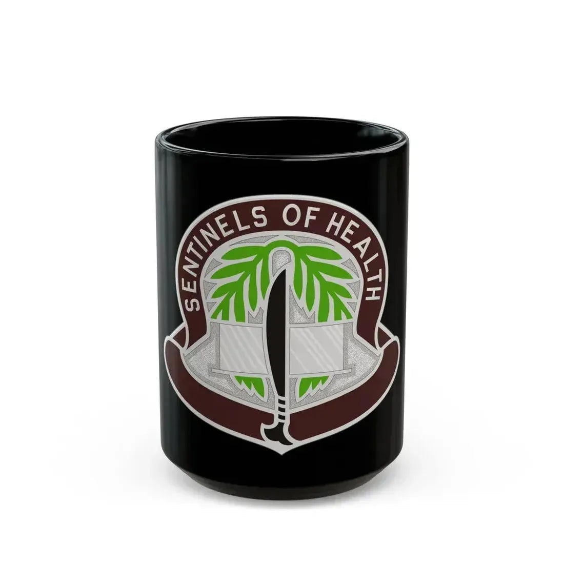 17 Field Hospital (U.S. Army) Black Coffee Mug 15oz - Go Mug Yourself