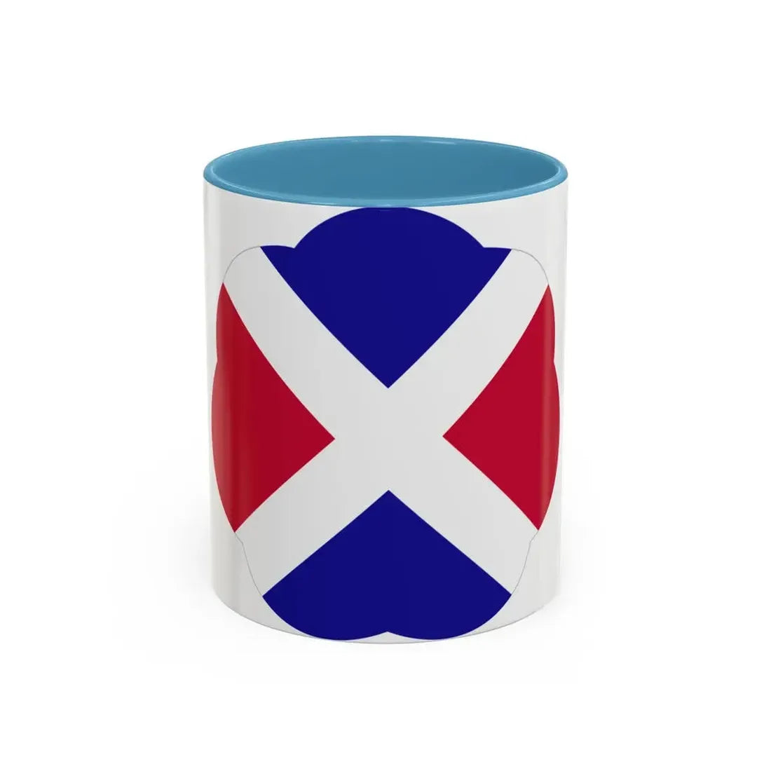 17 Infantry Division (U.S. Army) Accent Coffee Mug 11oz Light Blue - Go Mug Yourself