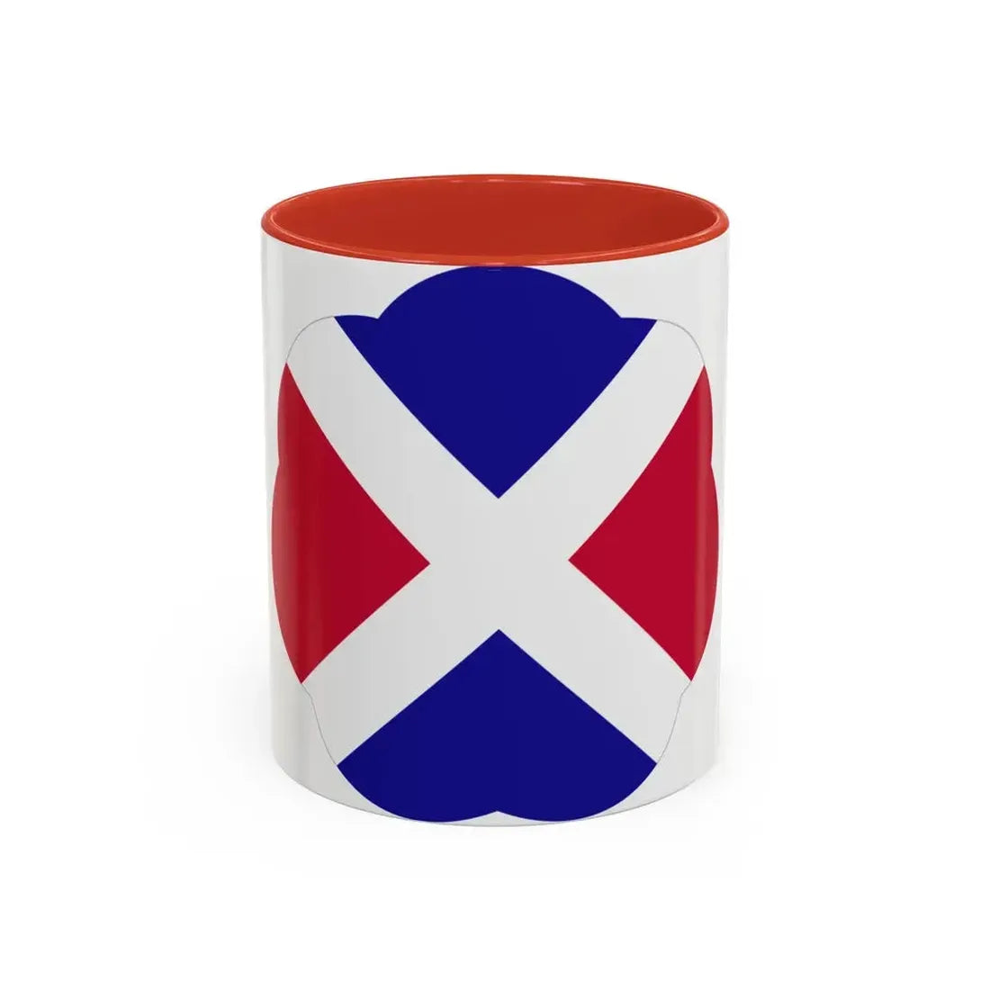 17 Infantry Division (U.S. Army) Accent Coffee Mug 11oz Red - Go Mug Yourself