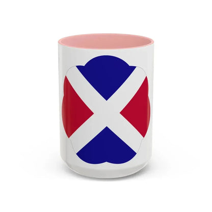 17 Infantry Division (U.S. Army) Accent Coffee Mug 15oz Pink - Go Mug Yourself