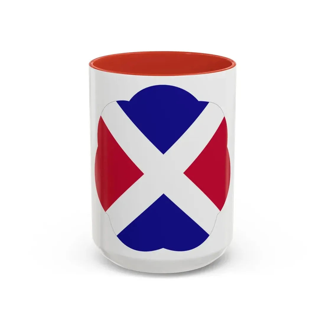 17 Infantry Division (U.S. Army) Accent Coffee Mug 15oz Red - Go Mug Yourself