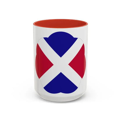 17 Infantry Division (U.S. Army) Accent Coffee Mug 15oz Red - Go Mug Yourself