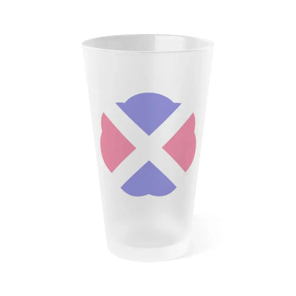 17 Infantry Division (U.S. Army) Frosted Pint Glass 16oz Default Title - Go Mug Yourself