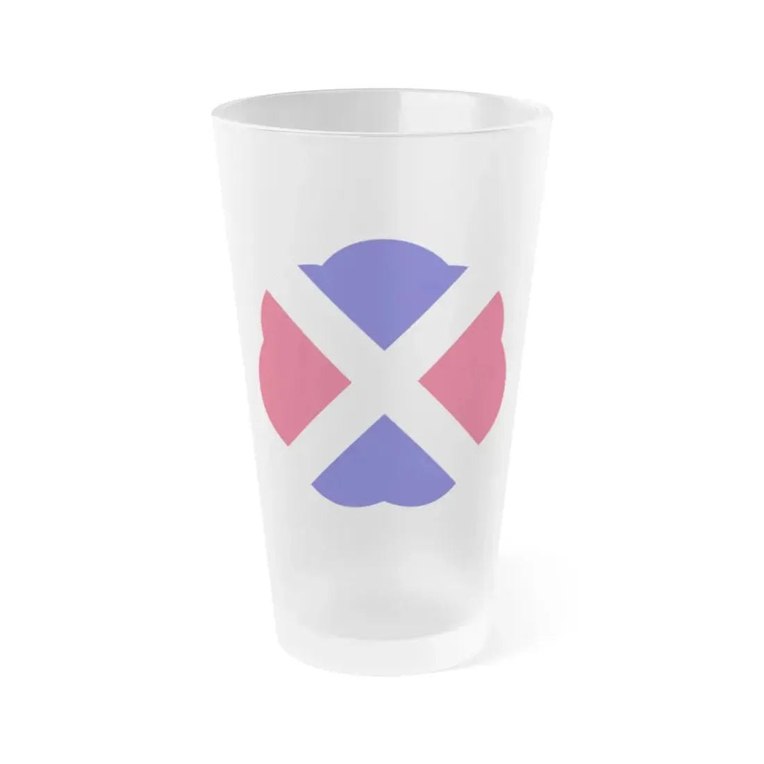 17 Infantry Division (U.S. Army) Frosted Pint Glass 16oz Default Title - Go Mug Yourself