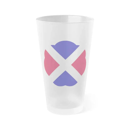 17 Infantry Division (U.S. Army) Frosted Pint Glass 16oz Default Title - Go Mug Yourself