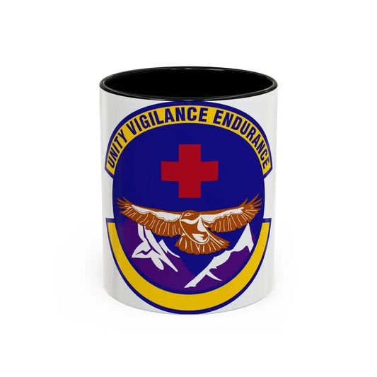 17 Operational Medical Readiness Squadron AETC (U.S. Air Force) Accent Coffee Mug 11oz Black - Go Mug Yourself