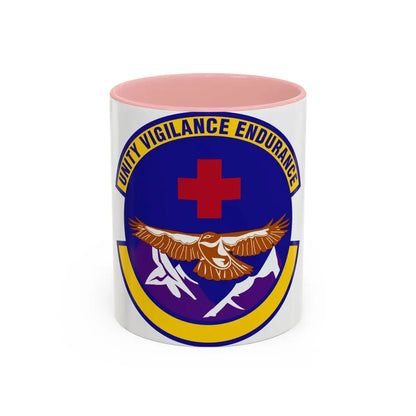 17 Operational Medical Readiness Squadron AETC (U.S. Air Force) Accent Coffee Mug 11oz Pink - Go Mug Yourself