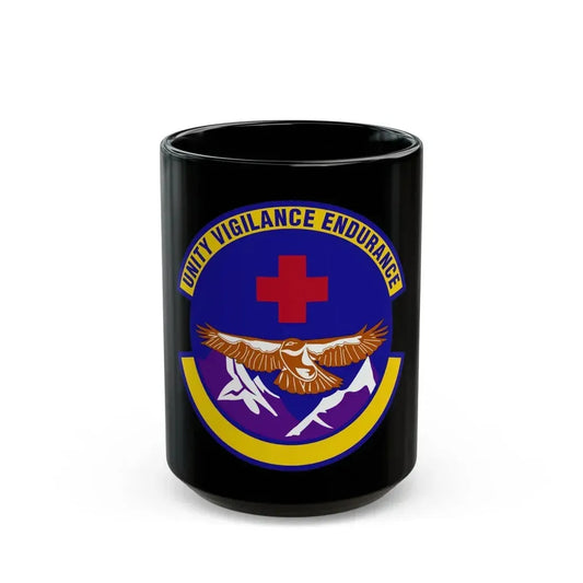 17 Operational Medical Readiness Squadron AETC (U.S. Air Force) Black Coffee Mug 15oz - Go Mug Yourself