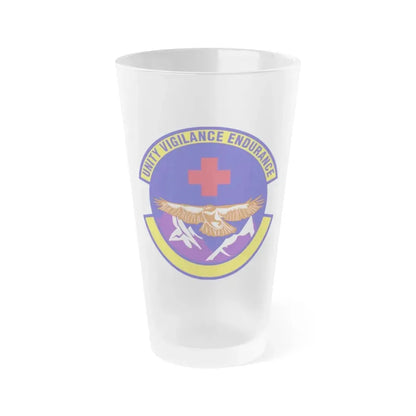 17 Operational Medical Readiness Squadron AETC (U.S. Air Force) Frosted Pint Glass 16oz 16oz Frosted - Go Mug Yourself
