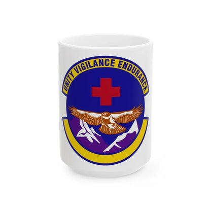 17 Operational Medical Readiness Squadron AETC (U.S. Air Force) White Coffee Mug 15oz - Go Mug Yourself