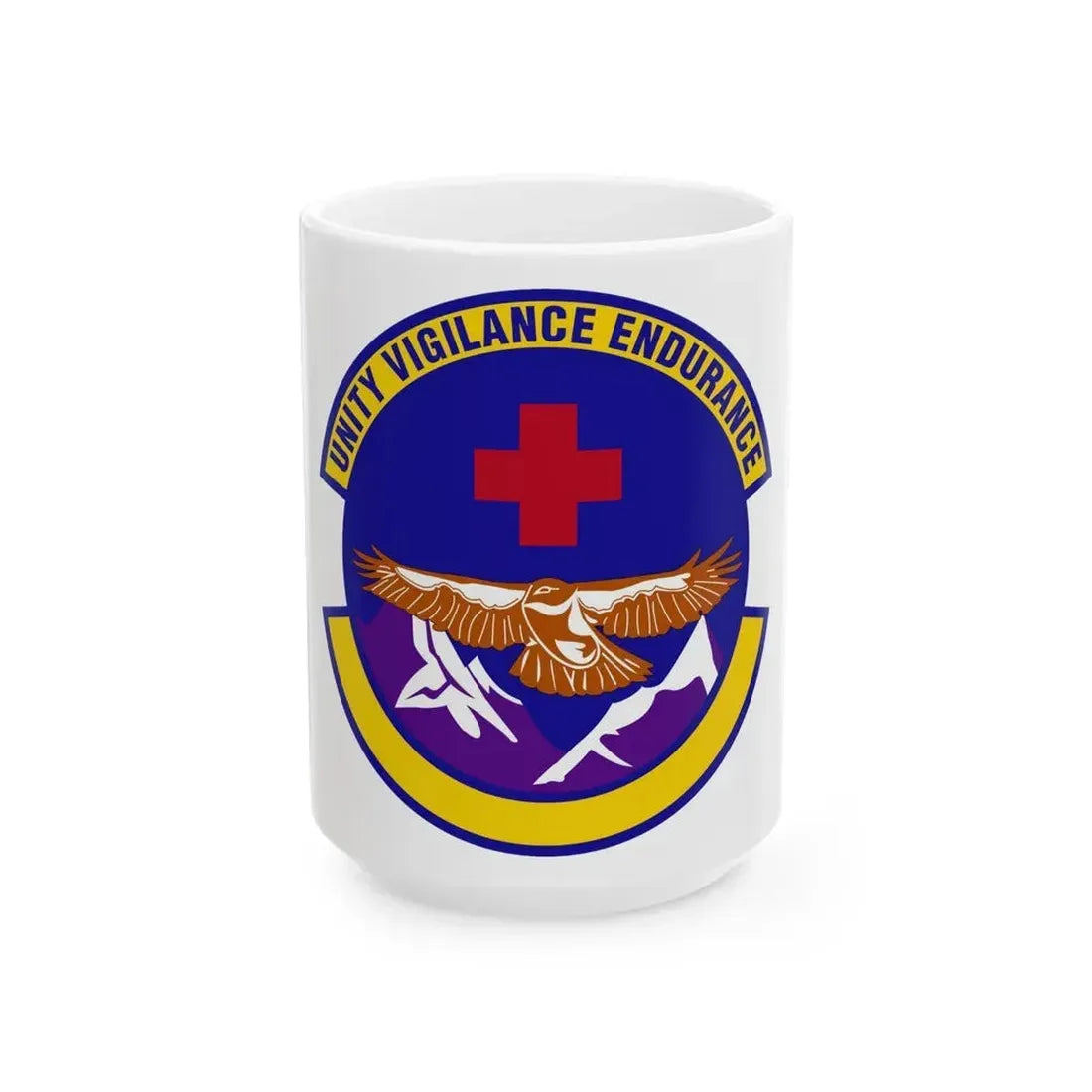 17 Operational Medical Readiness Squadron AETC (U.S. Air Force) White Coffee Mug 15oz - Go Mug Yourself