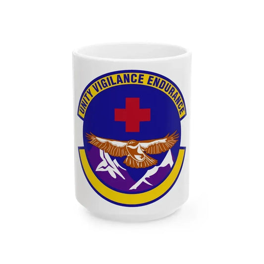 17 Operational Medical Readiness Squadron AETC (U.S. Air Force) White Coffee Mug 15oz - Go Mug Yourself