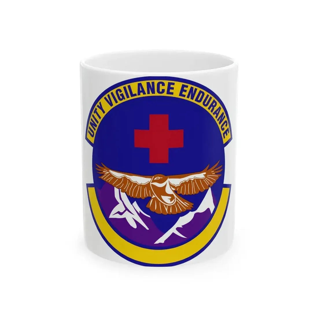 17 Operational Medical Readiness Squadron AETC (U.S. Air Force) White Coffee Mug - Go Mug Yourself