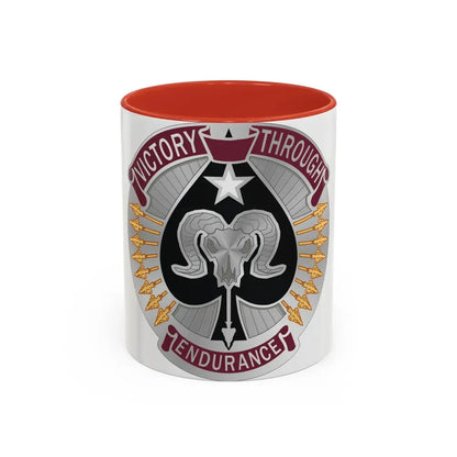 17 Sustainment Brigade 2 (U.S. Army) Accent Coffee Mug 11oz Red - Go Mug Yourself
