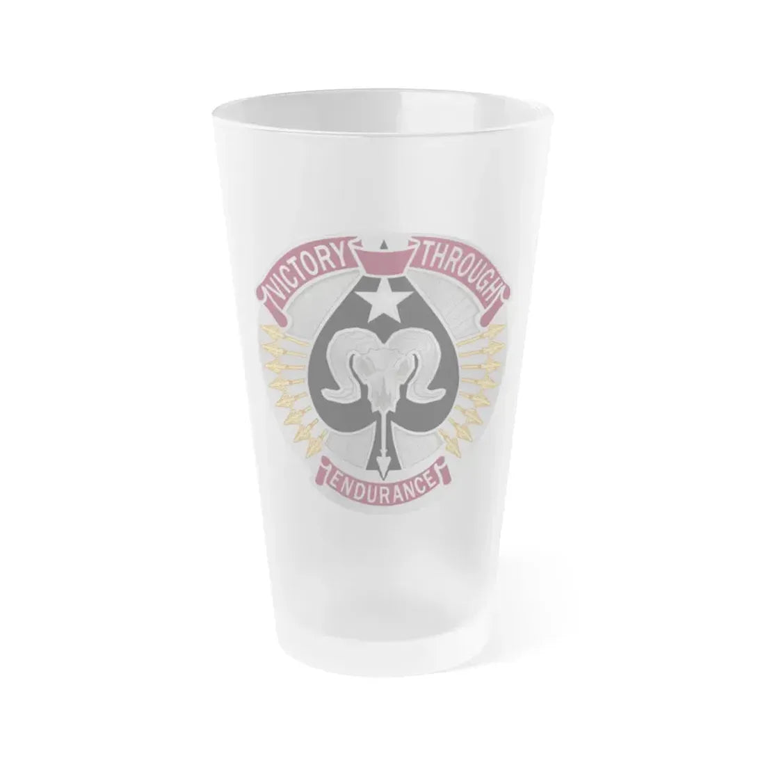 17 Sustainment Brigade 2 (U.S. Army) Frosted Pint Glass 16oz Default Title - Go Mug Yourself