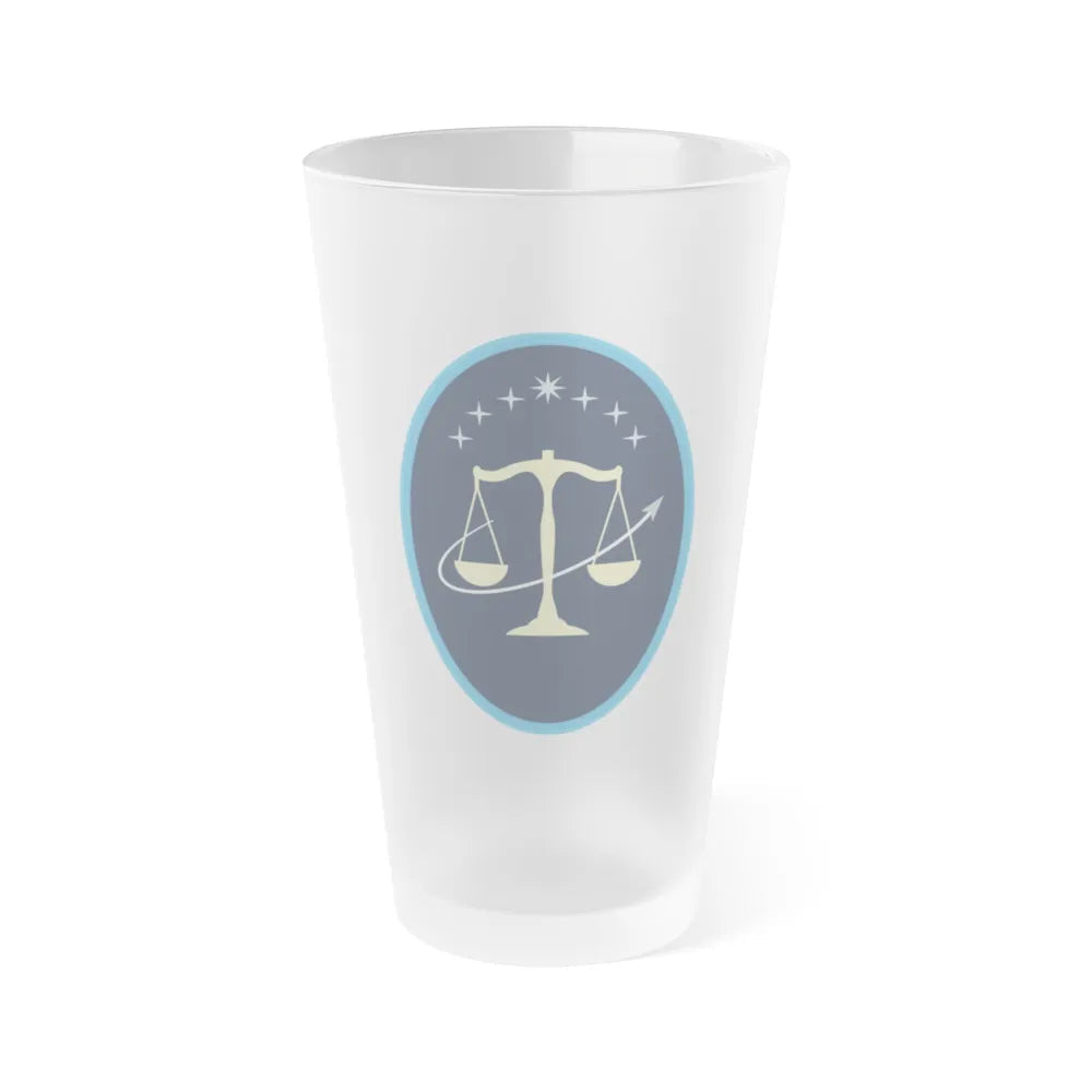 17 Test and Evaluation Squadron (U.S. Space Force) Frosted Pint Glass 16oz-Go Mug Yourself