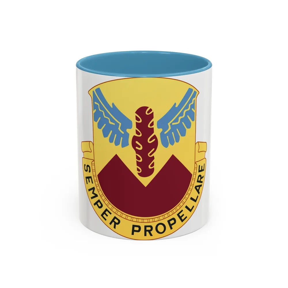 17 Transportation Battalion (U.S. Army) Accent Coffee Mug-11oz-Light Blue-Go Mug Yourself