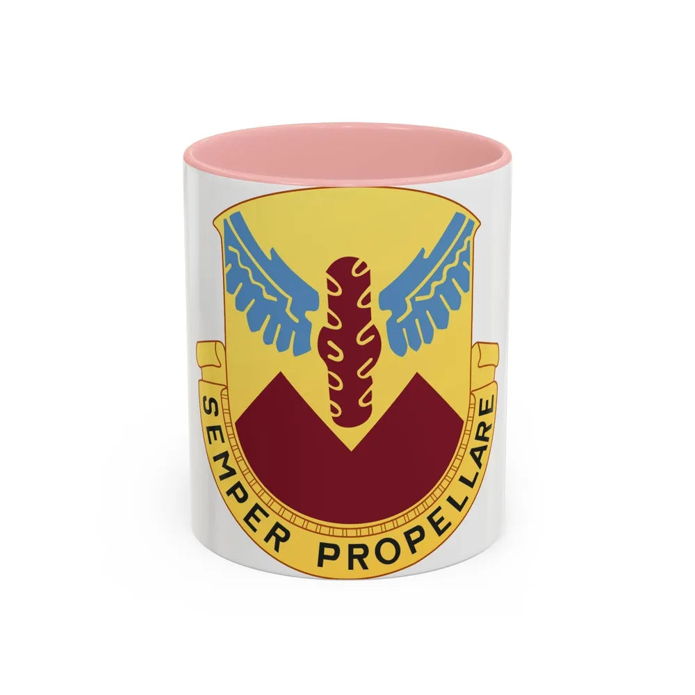 17 Transportation Battalion (U.S. Army) Accent Coffee Mug-11oz-Pink-Go Mug Yourself