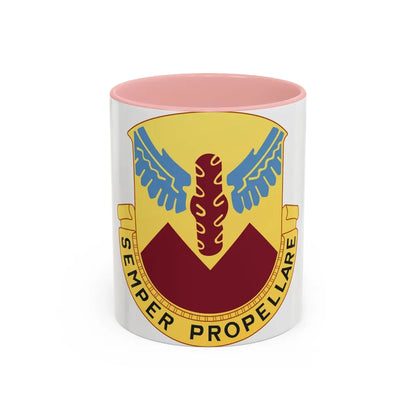 17 Transportation Battalion (U.S. Army) Accent Coffee Mug-11oz-Pink-Go Mug Yourself