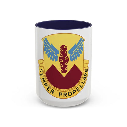 17 Transportation Battalion (U.S. Army) Accent Coffee Mug-15oz-Navy-Go Mug Yourself