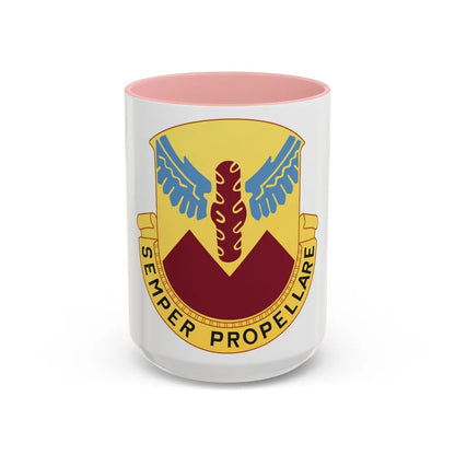 17 Transportation Battalion (U.S. Army) Accent Coffee Mug-15oz-Pink-Go Mug Yourself