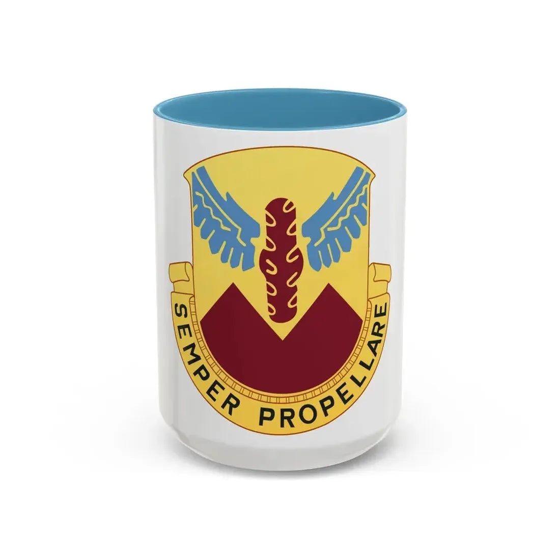 17 Transportation Battalion (U.S. Army) Accent Coffee Mug 15oz Light Blue - Go Mug Yourself