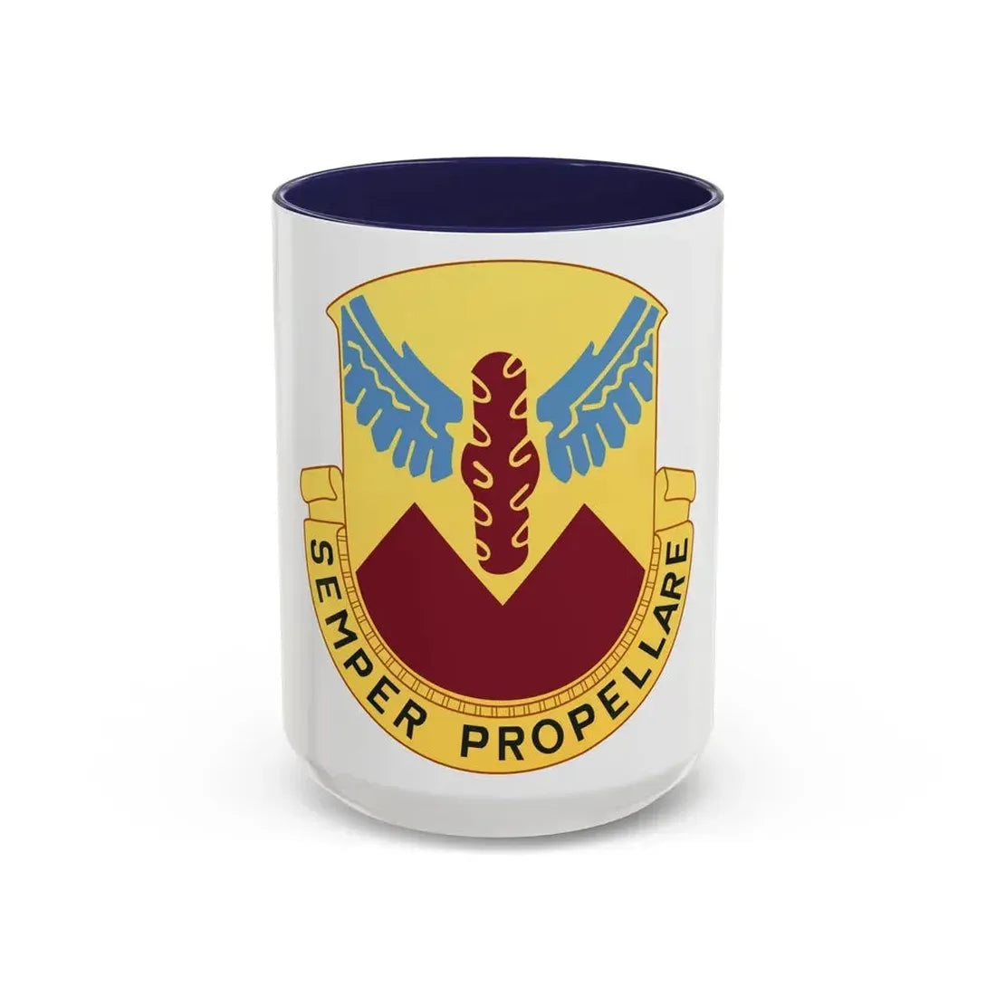 17 Transportation Battalion (U.S. Army) Accent Coffee Mug 15oz Navy - Go Mug Yourself