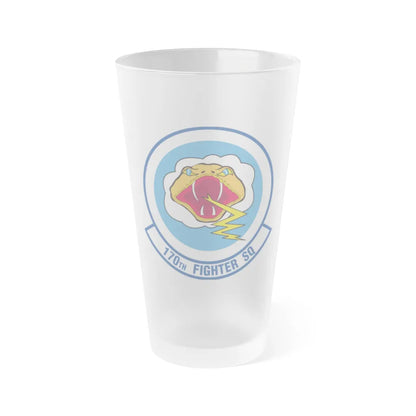 170 Fighter Squadron (U.S. Air Force) Frosted Pint Glass 16oz-16oz-Frosted-Go Mug Yourself