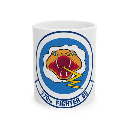 170 Fighter Squadron (U.S. Air Force) White Coffee Mug-11oz-Go Mug Yourself