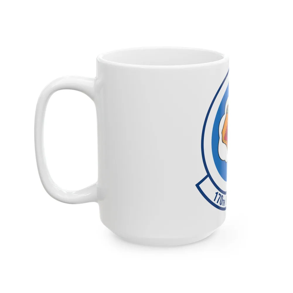 170 Fighter Squadron (U.S. Air Force) White Coffee Mug-Go Mug Yourself